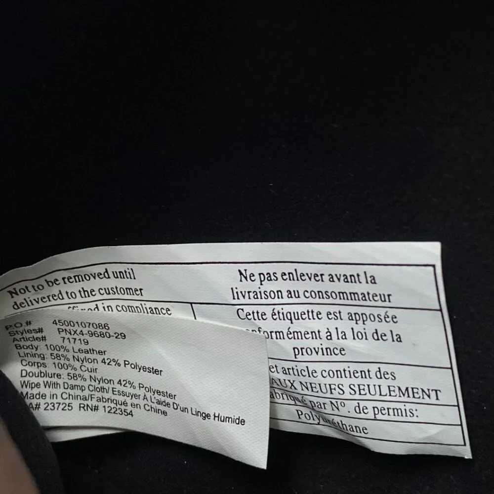 ARITZIA Auxiliary Leather Belt Bag Fanny Hip Pack Black - Picture 6 of 13